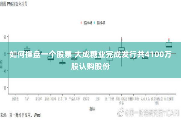 如何操盘一个股票 大成糖业完成发行共4100万股认购股份